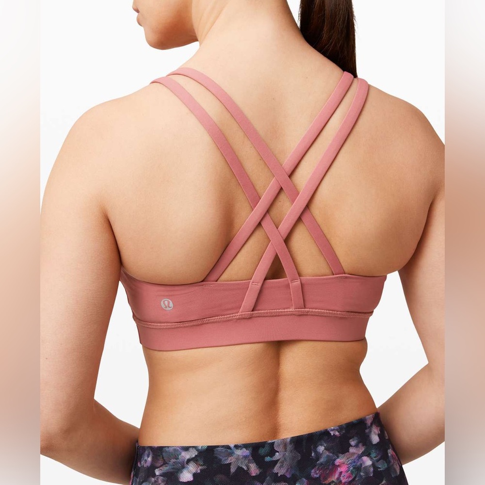 lululemon athletica Pink Strappy Sports Bra